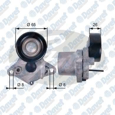 GATES T39123 Alternator Gergi Rulmani Kutuklu Accent 1.5 05->